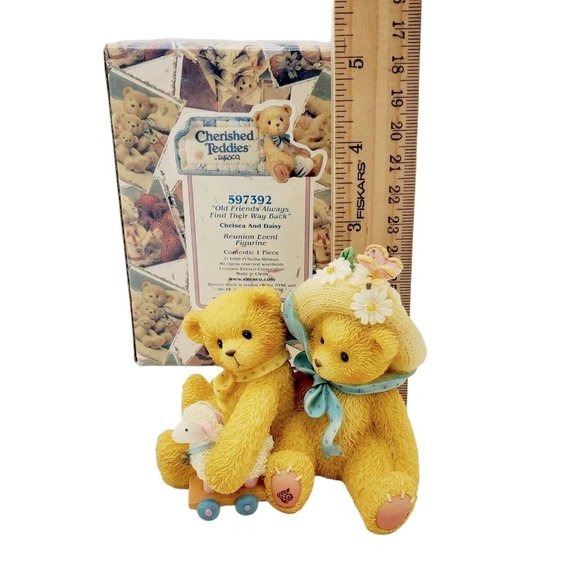 Cherished Teddies‎ 597392 Chelsea & Daisy Reunion Event 3" Figurine 1999 - Picture 3 of 6